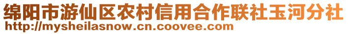 綿陽市游仙區農村信用合作聯社玉河分社