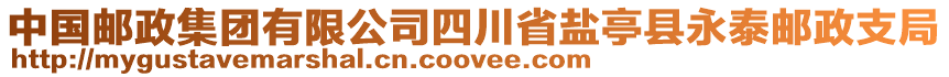 中國(guó)郵政集團(tuán)有限公司四川省鹽亭縣永泰郵政支局