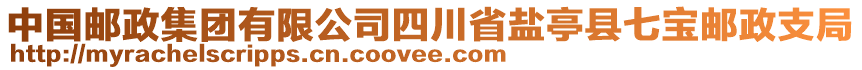 中國郵政集團有限公司四川省鹽亭縣七寶郵政支局