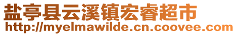 鹽亭縣云溪鎮(zhèn)宏睿超市