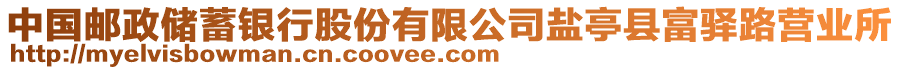 中國(guó)郵政儲(chǔ)蓄銀行股份有限公司鹽亭縣富驛路營(yíng)業(yè)所