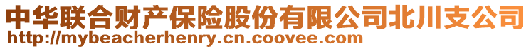 中華聯(lián)合財產(chǎn)保險股份有限公司北川支公司