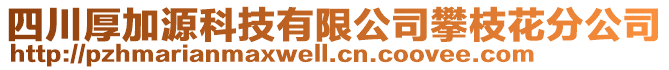 四川厚加源科技有限公司攀枝花分公司