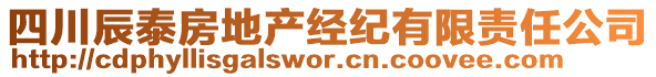 四川辰泰房地產(chǎn)經(jīng)紀(jì)有限責(zé)任公司