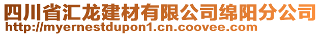 四川省匯龍建材有限公司綿陽分公司