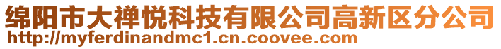 綿陽市大禪悅科技有限公司高新區(qū)分公司