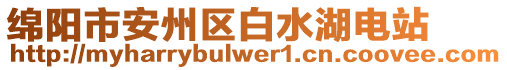 綿陽市安州區(qū)白水湖電站