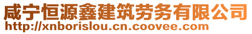 咸寧恒源鑫建筑勞務有限公司