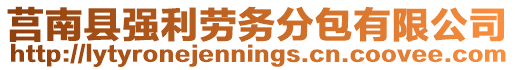 莒南縣強(qiáng)利勞務(wù)分包有限公司