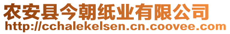 农安县今朝纸业有限公司