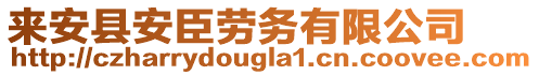 來安縣安臣勞務(wù)有限公司