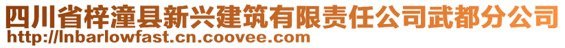 四川省梓潼縣新興建筑有限責(zé)任公司武都分公司