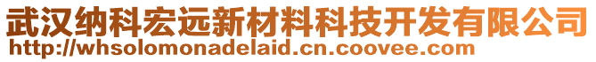 武漢納科宏遠新材料科技開發(fā)有限公司