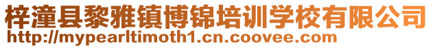 梓潼縣黎雅鎮(zhèn)博錦培訓(xùn)學(xué)校有限公司