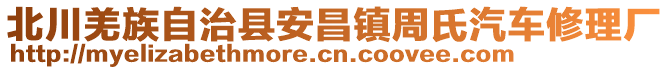 北川羌族自治縣安昌鎮(zhèn)周氏汽車修理廠