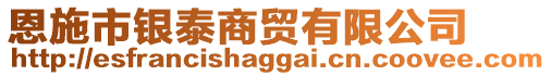 恩施市銀泰商貿(mào)有限公司