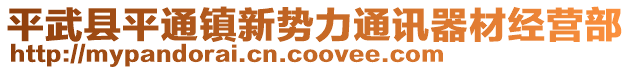 平武縣平通鎮(zhèn)新勢力通訊器材經(jīng)營部