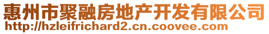 惠州市聚融房地產(chǎn)開發(fā)有限公司