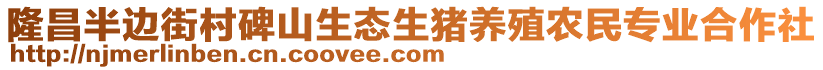 隆昌半邊街村碑山生態(tài)生豬養(yǎng)殖農(nóng)民專業(yè)合作社