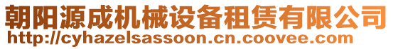 朝陽源成機(jī)械設(shè)備租賃有限公司