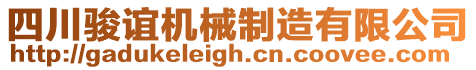 四川駿誼機(jī)械制造有限公司