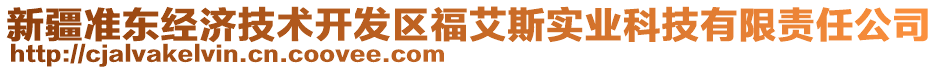 新疆準(zhǔn)東經(jīng)濟技術(shù)開發(fā)區(qū)福艾斯實業(yè)科技有限責(zé)任公司