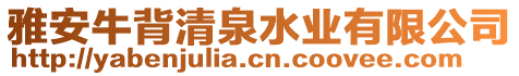 雅安牛背清泉水業(yè)有限公司