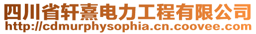 四川省軒熹電力工程有限公司