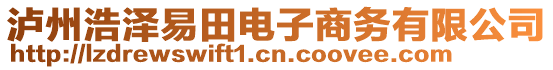 瀘州浩澤易田電子商務(wù)有限公司