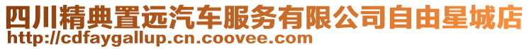 四川精典置遠汽車服務(wù)有限公司自由星城店