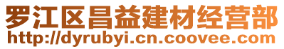 羅江區(qū)昌益建材經(jīng)營部