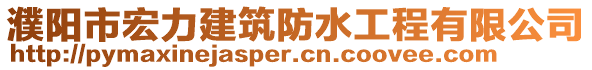 濮陽市宏力建筑防水工程有限公司