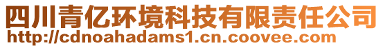 四川青亿环境科技有限责任公司