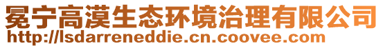 冕宁高漠生态环境治理有限公司