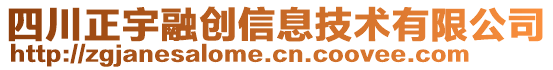 四川正宇融創(chuàng)信息技術(shù)有限公司