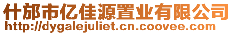 什邡市億佳源置業(yè)有限公司
