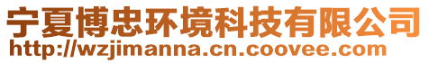 寧夏博忠環(huán)境科技有限公司