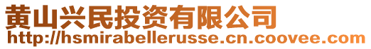 黃山興民投資有限公司