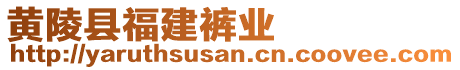 黃陵縣福建褲業(yè)