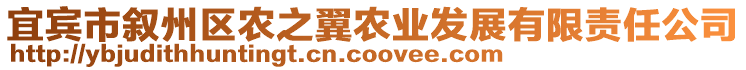 宜賓市敘州區(qū)農(nóng)之翼農(nóng)業(yè)發(fā)展有限責(zé)任公司