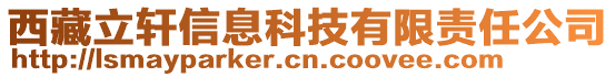 西藏立軒信息科技有限責任公司
