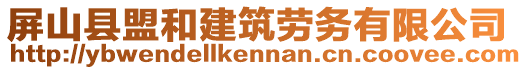 屏山縣盟和建筑勞務(wù)有限公司