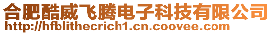 合肥酷威飛騰電子科技有限公司