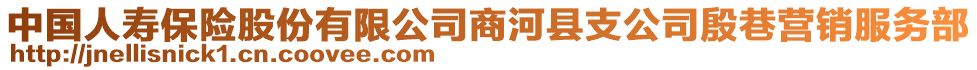 中國人壽保險(xiǎn)股份有限公司商河縣支公司殷巷營銷服務(wù)部