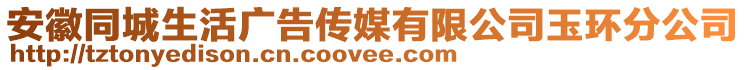 安徽同城生活廣告?zhèn)髅接邢薰居癍h(huán)分公司