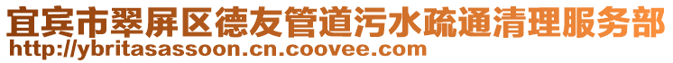 宜賓市翠屏區德友管道污水疏通清理服務部