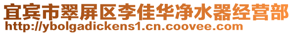 宜賓市翠屏區李佳華凈水器經營部