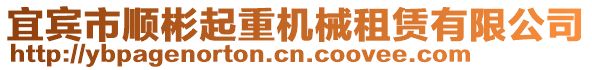 宜賓市順彬起重機械租賃有限公司
