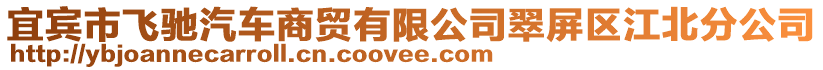 宜賓市飛馳汽車商貿有限公司翠屏區江北分公司
