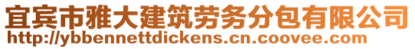 宜賓市雅大建筑勞務(wù)分包有限公司